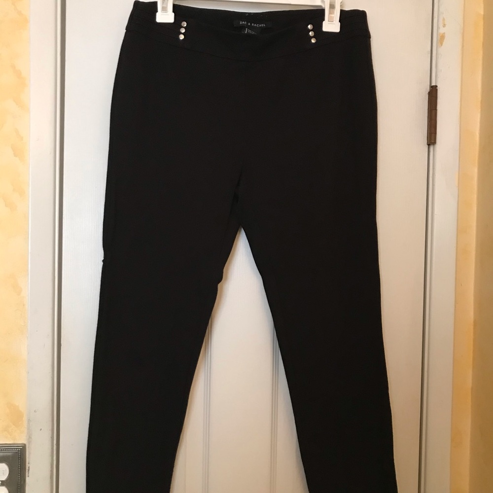 Zac & Rachel M Black Stretch Pull On Pants